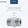 Оцинкованный ковкий чугун шестигранный ниппель