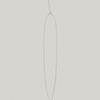FOLNUA [folnua X Fi,ore] MINI POST KEY NECKLACE - SILVER CHAIN (TWO TONE)