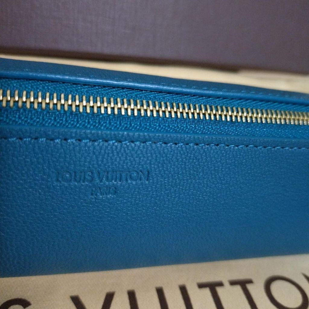 Used Louis Vuitton New Green Pen Case