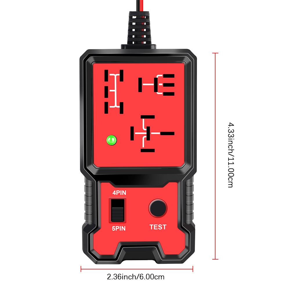 Indicator Light Voltage Tester Universal 12V Car Battery Checker Automotive Electronic Relay Tester Accessories Car Relay Tester