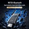 USB-адаптер COMFAST WiFi6 для Wi-Fi и Bluetooth 5.3 с двойными антеннами (Китайская версия)