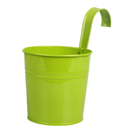 Металлический железный подвесной цветочный горшок, контейнер для дома, балкона, сада, кашпо, бочонок, декор