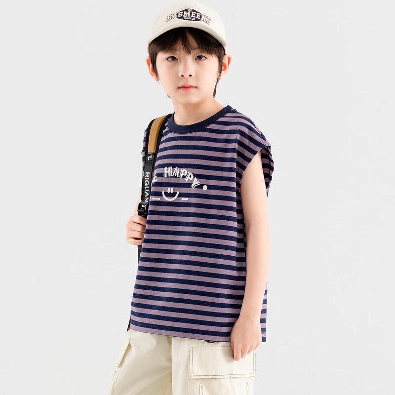 DuoDuoJia Boys' Summer Striped Sleeveless T-Shirt Vest