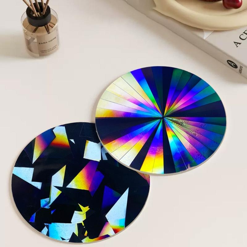 DIY Голографическая Силиконовая Форма Настольная Подставка под Чашку Коврик для Стола Форма для Заливки Смолой Поделка Ручной Работы Произведение Искусства Домашние Украшения