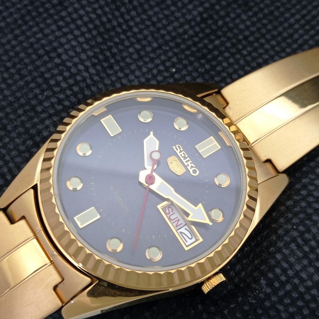 ВОССТАНОВЛЕННЫЕ ВИНТАЖНЫЕ SEIKO 5 AUTO 6309A ЯПОНИЯ МУЖСКИЕ ЧАСЫ D/D ЧЕРНЫЕ 587b-a308614-9 SKU587b-a308614