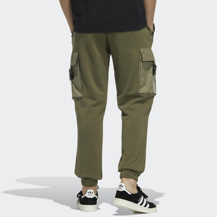 Adidas Мужские спортивные штаны Originals Adv с большими карманами-карго, зеленые HC0369