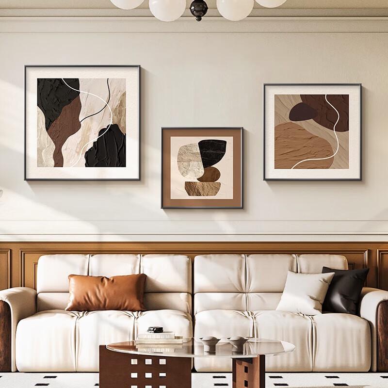 Современное абстрактное керамическое настенное искусство для гостиной