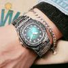 2025 Мужские Новинки Релиз Кварцевые Резные Роскошные Часы Крутые Модные Водонепроницаемые Часы с Календарем Для Мужчин Наручные Часы