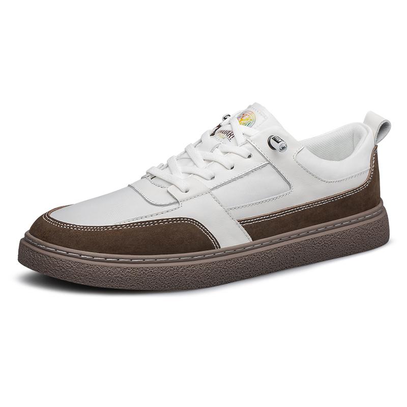 Мужская повседневная обувь из натуральной кожи, модный дизайн, универсальная обувь на плоской подошве, спортивная повседневная обувь, мягкая подошва, удобная