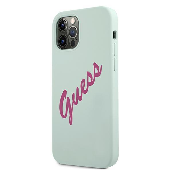 Guess Guhcp12Llsvsbf Iphone 12 Pro Max6,7 Niebieski Fuksja/Blue Fuschia Hardcase Silicone Vintage
