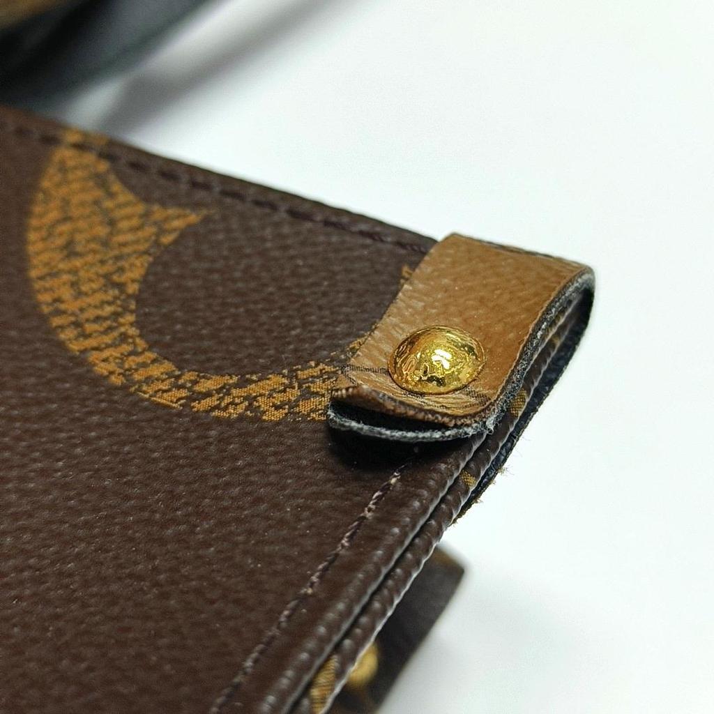 [Pre-Owned] Louis Vuitton Onthego MM 'Brown Giant Monogram/Brown Monogram Reverse Canvas' - Fair #1JJY6YW