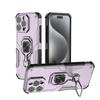 For iPhone 16 15 14 13 Pro Max Phone Case Camera Lens Protect Armor Case For iPhone 14 15 16 Plus 16E Magnetic Ring Holder Cover