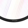 77mm Rainbow Streak Lens Filter Special Effects Anamorphic Optical Glass Filter for DSLR Cameras