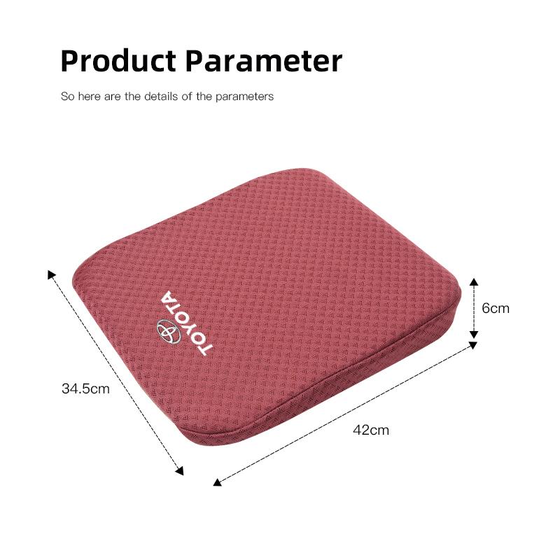 Для Toyota 2026 Горячие Колпаки на Колеса 1 шт. Чехлы на Сиденья Автомобиля Ледяной Шелк Подушка для Увеличения Роста Для Toyota Crown GR Corolla Yaris Aygo Priu