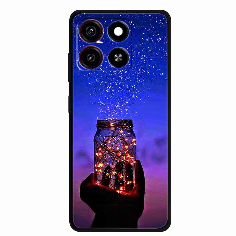Phone Case For ZTE Blade A55 Back Cover Case A 55 Shockproof Black Silicone Soft Coque For ZTE Blade A35 Case A 35 6.75" Funda