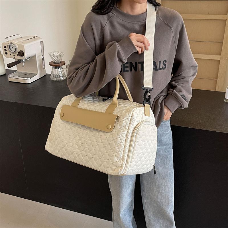 Краткосрочная командировка Большая вместимость Сумка для хранения обуви Сумка для ручной клади Разделение сухого и мокрого Спортивная сумка для спортзала Контрастная дорожная сумка