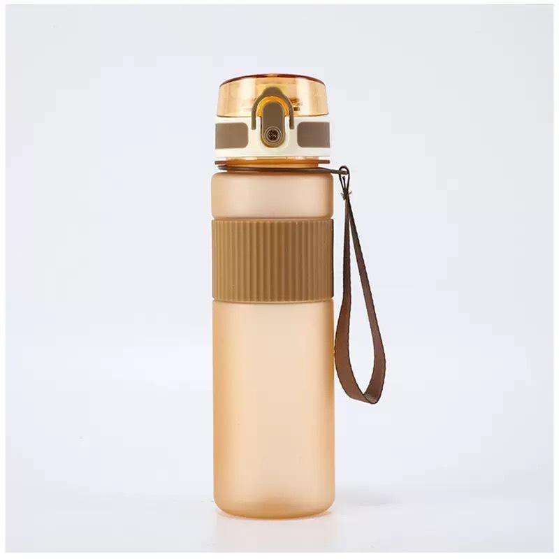 Water bottle sports water cup men's portable anti-drop fitness kettle summer female students large capacity matte anti-scalding plastic cup