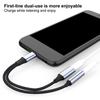 2-в-1 USB-C на 3,5 мм Адаптер для наушников и зарядки PD 60 Вт Кабель для быстрой зарядки Адаптер с разъемом Aux для мобильного телефона Pad