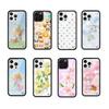Чехол для телефона iPhone 12 13 Cherry Rose 14 Plus 15 Pro 16promax 17 с 3D-клубникой и полевыми цветами WF животный чехол в горошек