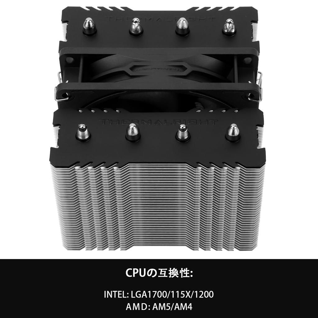 Thermalright Peerless Assassin 90 SE CPU Air 4 Heat Dual Tower Single PWM 110mm Height CPU Cooling Fan for AM4 AM5 Intel LGA Cooler, Pipes, Fan, AMD