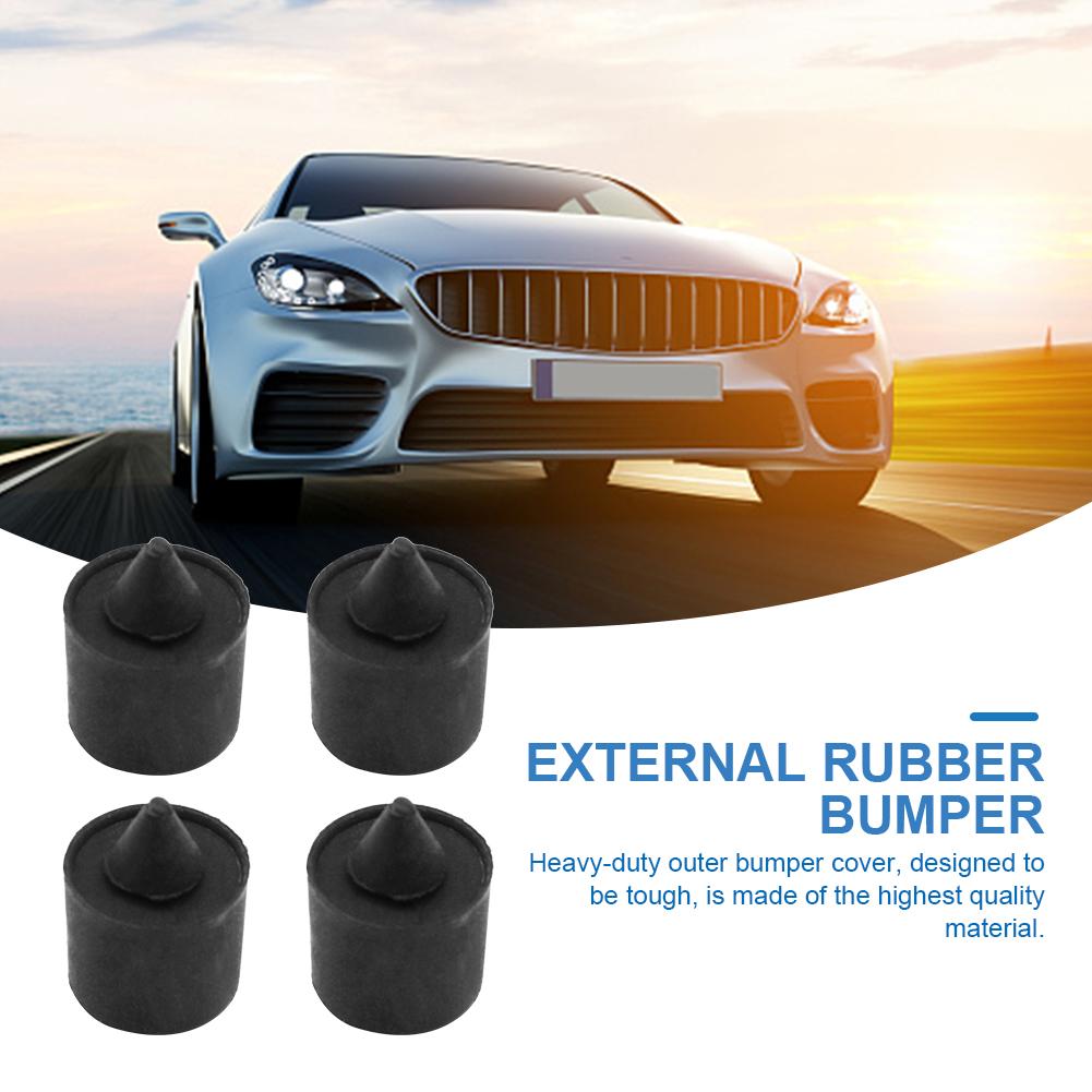 4 шт. внешние резиновые амортизаторы автомобильные аксессуары черные внешние бамперы для Ford Ranger F150