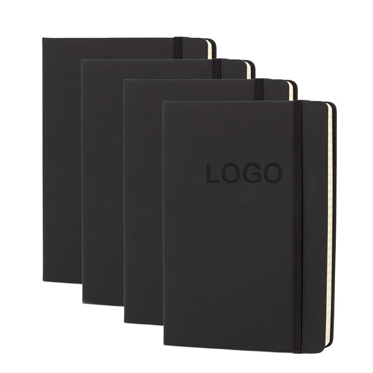 Branded A5 Executive Notebook - Leather Journal with Company Logo
