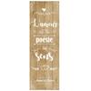 [A0160] - Beige “Quotes” Designer Canvas (Love Is the Poetry of the Senses - Balzac) - 90x30cm