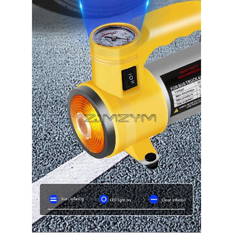 48V-70V Air Compressor Portable Tyre Inflator Electric Motorcycle Pump Air Compressor Small Vehicle Air Pump