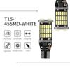 Новый светодиод W16W 921 912 супер яркий 45 SMD 4014 светодиод Canbus без ошибок автомобильный резервный стоп-сигнал фонарь тормозной фонарь белый 12 В