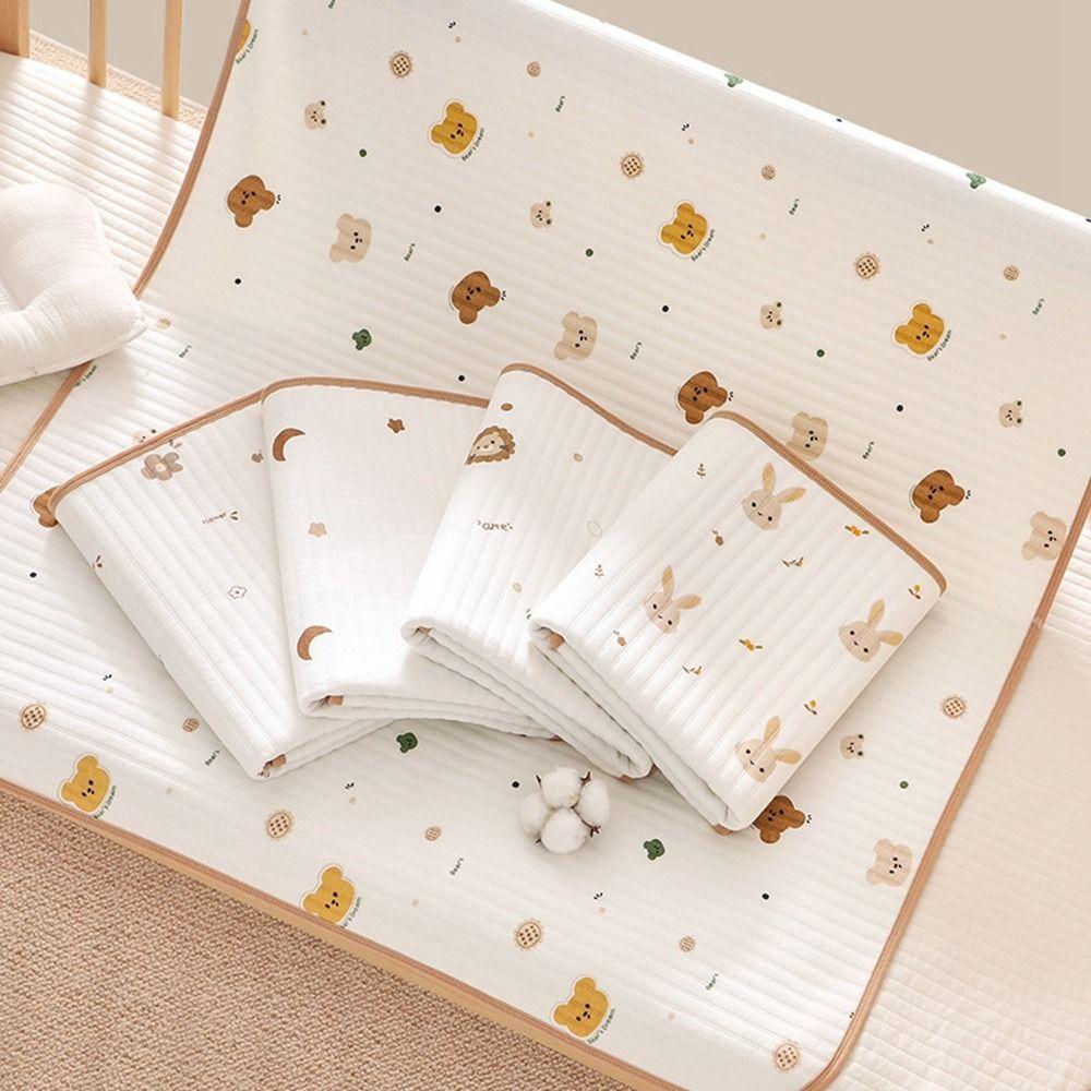 Чистый хлопок Детский пеленальный коврик Водонепроницаемый коврик Пеленальная подушка Прочный Детский подгузник Детский