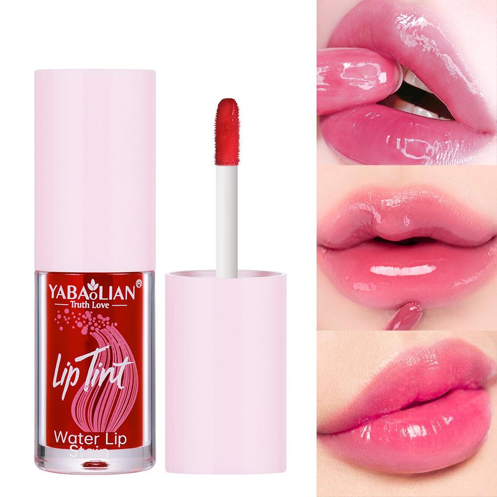 Lipstick Water Makeup Explosion Pearlescent Lip Gloss Lasting Moisturizing Non-stick Cup Lip Glaze