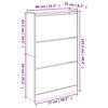 Shoe Cabinet Black 80 x 21 x 125.5 cm Engineered Wood