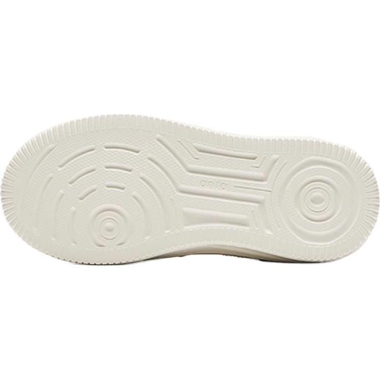 Anta Kids Fashion Versatile Durable High-Top Kids Skate Shoes Kids Sneakers White Black Gray A12439983-1