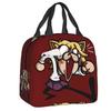 Neco Arc Cat Insulated Lunch Bags for Women Cartoon Comic Game Resuable Cooler Thermal Bento Box Work School Travel