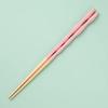 Kumokumo Chopsticks, Dishwasher Safe, Natural Wood, 18cm, Unisex, Ages 7-9, Cloud Design, Pink, Made in Japan, G-64691