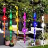 12Pcs Reflective Bird Repeller Waterproof 30CM Wind Rotating Rod Reusable Bird Deterrent Rod for Home Yard Patio Decoration