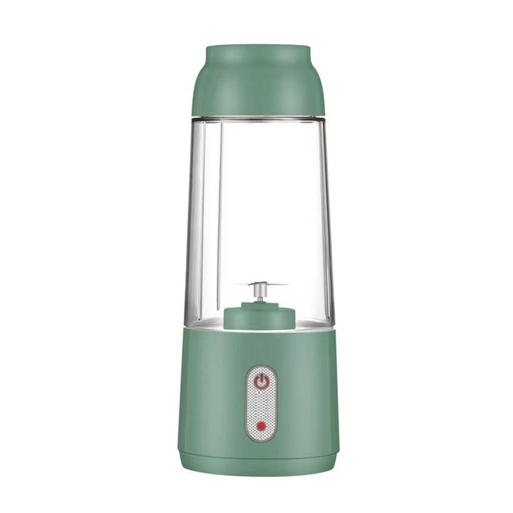 Портативная соковыжималка с аккумулятором USB, соковыжималка индивидуального размера для коктейлей и смузи, четыре лезвия, мощная режущая способность, мини-чашка соковыжималки для занятий спортом