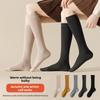 Wool Socks for Women, Thickened with Fleece, Warm and Super Soft, Autumn and Winter Double-needle Boneless Calf Socks