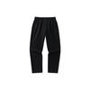 Баскетбольная серия однотонные спортивные повседневные теплые водонепроницаемые флисовые брюки KT мужские брюки базовые-черные 952341501-1
