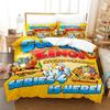 3D Print Anime Super Zings Bedding Set Single Twin Full Queen King Size Bed Set Adult Kid Bedroom Duvet Cover Sets Home Textiles