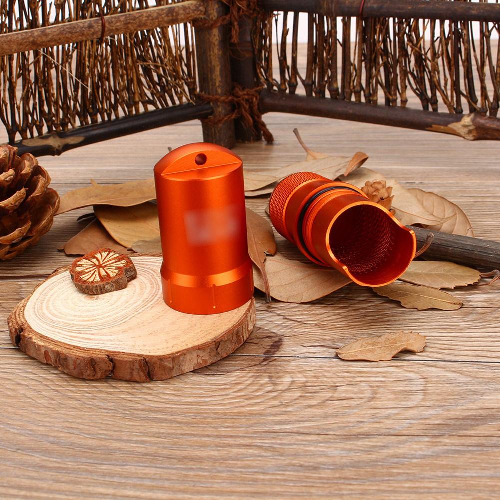 Водонепроницаемый контейнер-капсула с уплотнением, держатель для бутылки, коробка для инструментов для выживания EDC для походов на открытом воздухе