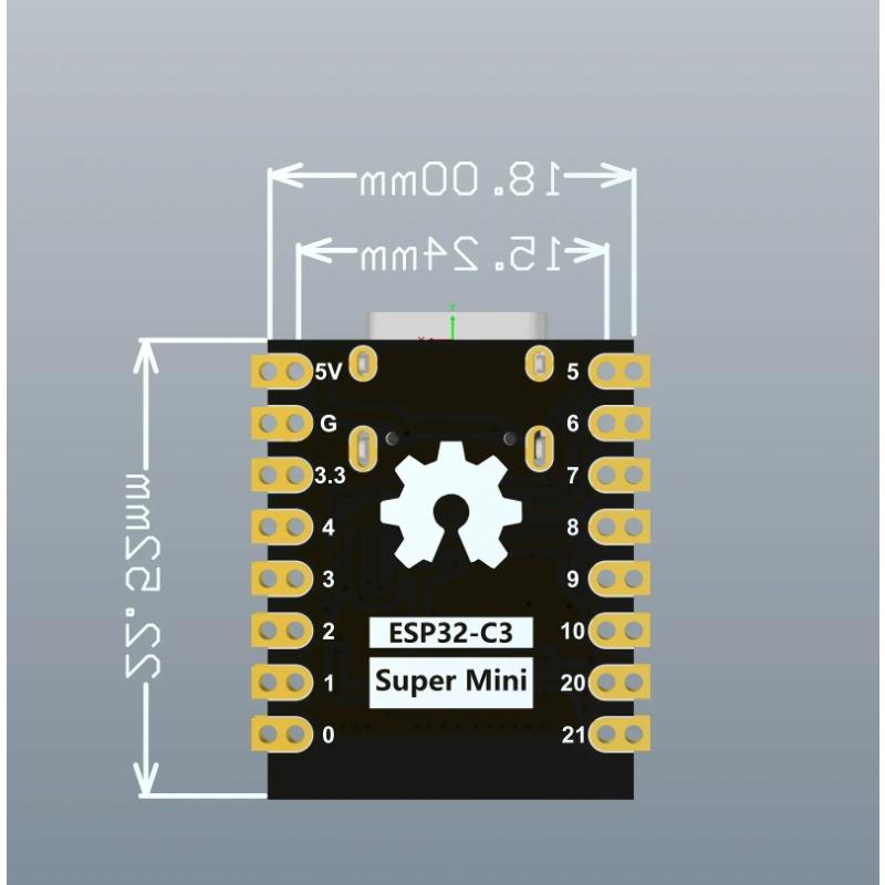 1-10 шт. Плата разработки ESP32-C3 ESP32 SuperMini Плата разработки ESP32 Плата разработки WiFi Bluetooth