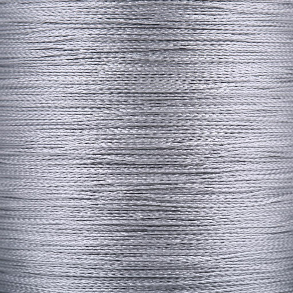 300m PE   4 Strands Super Strong Fishing Lines Multi filament Fish Rope Cord Grey (0.6)