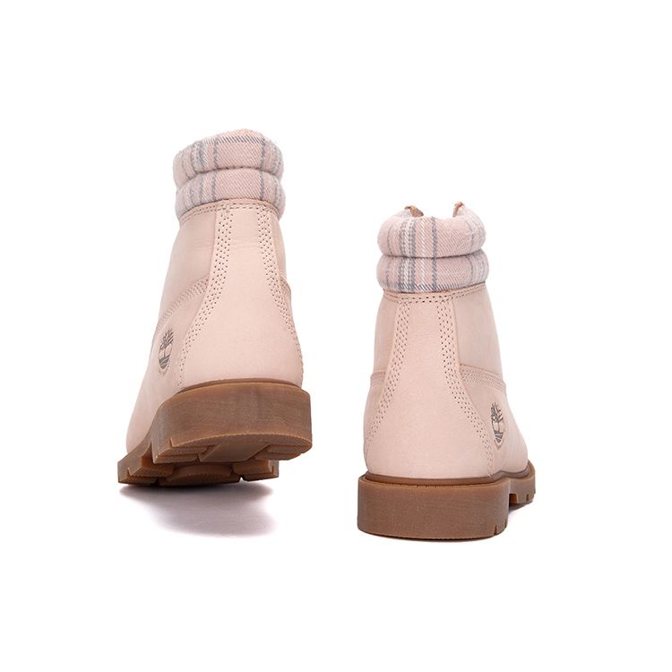 Timberland Водонепроницаемые короткие ботинки Martin из липы высотой 6 дюймов, женские ботинки светло-розового цвета A2BBR662