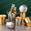 304 Stainless Steel Mini Ice Bucket Silver/Gold Cooling Barrel Champagne Bucket  Household Kitchen