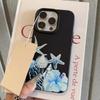 Чехол для телефона с узором «Медуза и цветок лилии» для iPhone 17 Pro Max 16 Plus 15 Pro 14 13 12 11 X 17Air Мягкий чехол с текстурой личи