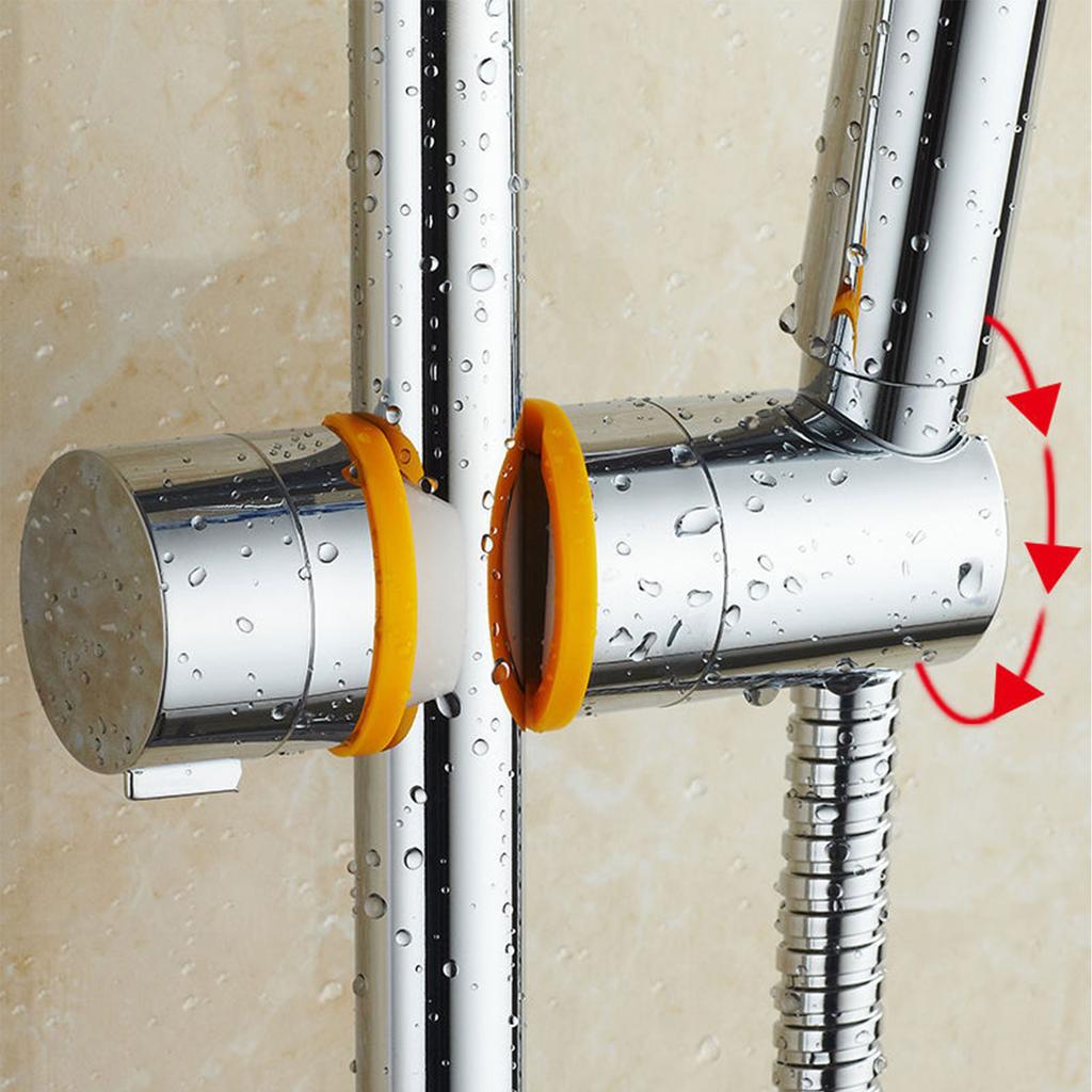 Universal Shower Head Holder Rotatable Bracket Adjustable Handheld Shower Bracket Easy Installation Shower Spray Holder