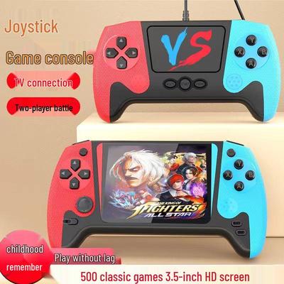 Ретро портативная игровая консоль в стиле PSP с большим экраном и двумя джойстиками