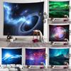Mysterious Space Starry Planet Tapestry Wonderful Aurora Wall Art Tapestry Dorm Room Aesthetic Decor Bedroom Home Decor