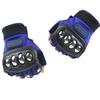 Men's Steel Shell Half-Finger Motorcycle Tactical Riding Gloves